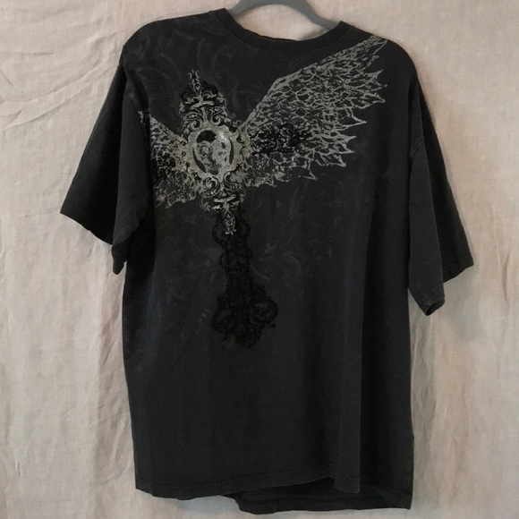 Karl Kani Gold T Shirt Skull Graphic 